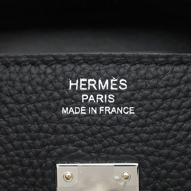 エルメス HERMES バーキン25 ブラック トゴ ハンドバッグ シルバー金具 新品 未使用 黒 2026年製