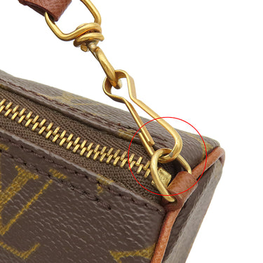 ルイヴィトン LOUIS VUITTON パピヨン 30 M51365 モノグラム モノグラムキャンバス ハンドバッグ ゴールド金具 茶 ボストン 旧型