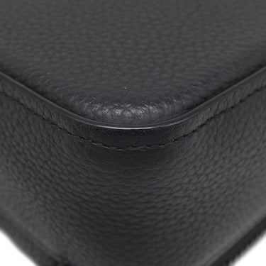 ルイヴィトン LOUIS VUITTON アルファ ウェアラブル ウォレット M59161 ノワール レザー グレインカーフレザー ショルダーバッグ ブラック金具 黒 LVアエログラム