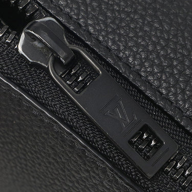 ルイヴィトン LOUIS VUITTON アルファ ウェアラブル ウォレット M59161 ノワール レザー グレインカーフレザー ショルダーバッグ ブラック金具 黒 LVアエログラム