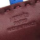 エルメス HERMES バディ H083349CACI ブラック×ルージュアッシュ×ブルーイドラ ムートン アニョーミロ バッグチャーム 新品 未使用 茶 黒 青 2026年製