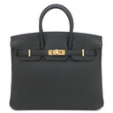 エルメス HERMES バーキン25 ブラック トゴ ハンドバッグ ゴールド金具 新品 未使用 黒 2026年製