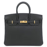 エルメス HERMES バーキン25 ブラック トゴ ハンドバッグ ゴールド金具 新品 未使用 黒 2026年製