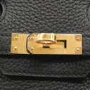 エルメス HERMES バーキン25 ブラック トゴ ハンドバッグ ゴールド金具 新品 未使用 黒 2026年製