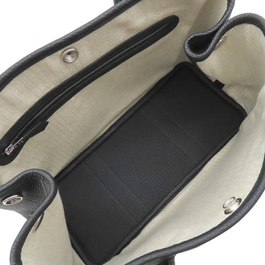 エルメス HERMES ガーデンパーティーTPM 30 ブラック ネゴンダ トートバッグ シルバー金具 新品 未使用 黒 オールレザー 2026年製