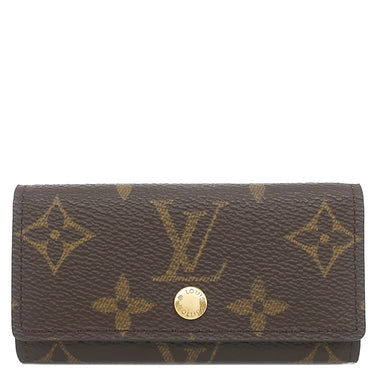 ルイヴィトン LOUIS VUITTON ミュルティクレ 4 M69517 モノグラム モノグラムキャンバス キーケース ゴールド金具 茶 鍵入れ 4連 4本