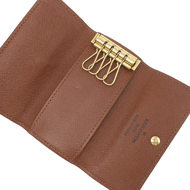ルイヴィトン LOUIS VUITTON ミュルティクレ 4 M69517 モノグラム モノグラムキャンバス キーケース ゴールド金具 茶 鍵入れ 4連 4本