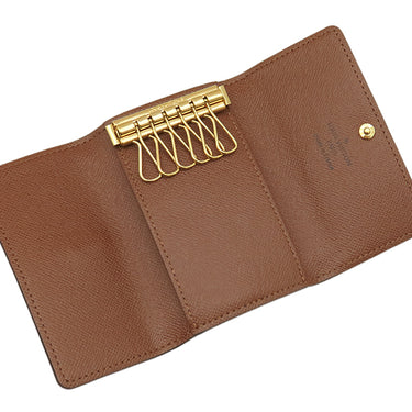 ルイヴィトン LOUIS VUITTON ミュルティクレ6 M62630 モノグラム モノグラムキャンバス キーケース ゴールド金具 茶 6連 6本