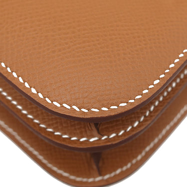エルメス HERMES コンスタンス3 ミニ ミロワール ゴールド ヴォーエプソン ショルダーバッグ シルバー金具 未使用 2026年製