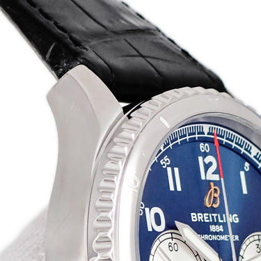 腕時計 ブライトリング BREITLING アビエーター 8 B01 クロノグラフ 43 AB0119 AB0119131C1P2 自動巻き メンズ ブルー 回転ベゼル
