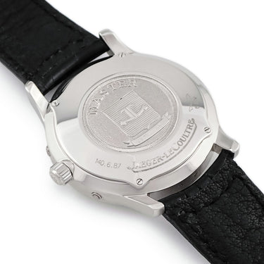 腕時計 ジャガールクルト JAEGER LECOULTRE マスターデイト トリプルカレンダー 140.6.87 自動巻き メンズ マスターカレンダー Pt950無垢