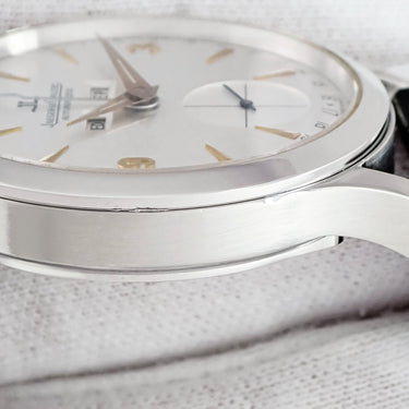 腕時計 ジャガールクルト JAEGER LECOULTRE マスターデイト トリプルカレンダー 140.6.87 自動巻き メンズ マスターカレンダー Pt950無垢