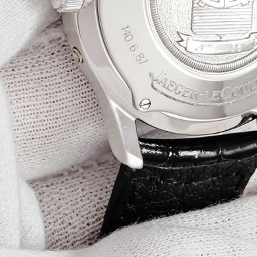 腕時計 ジャガールクルト JAEGER LECOULTRE マスターデイト トリプルカレンダー 140.6.87 自動巻き メンズ マスターカレンダー Pt950無垢
