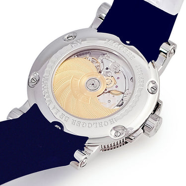 腕時計 ブレゲ BREGUET マリーン II ラージデイト 5817ST/Y2/SV0 自動巻き メンズ OH済 ブルー ローマン ギョーシェ コインエッジ