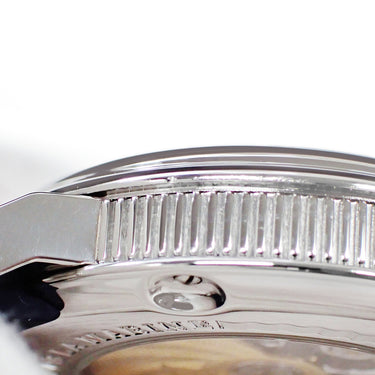腕時計 ブレゲ BREGUET マリーン II ラージデイト 5817ST/Y2/SV0 自動巻き メンズ OH済 ブルー ローマン ギョーシェ コインエッジ