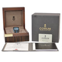 腕時計 コルム CORUM ラボ 01 リミテッドエディション 410.100.43/F371 BL01 自動巻き メンズ ダマスカス鋼 スケルトン 水色 限定