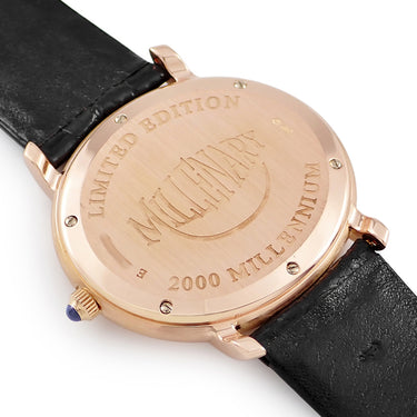 腕時計 オーデマピゲ AUDEMARS PIGUET ミレネリー 2000年記念モデル 15106OR/O/0067CR/01 自動巻き メンズ K18RG無垢 デイト ギョーシェ 限定