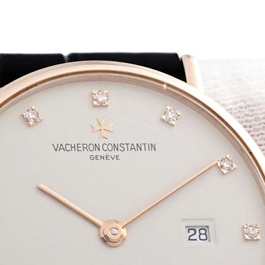 腕時計 ヴァシュロン・コンスタンタン VACHERON CONSTANTIN パトリモニー 48002/000R-8356 自動巻き メンズ レディース K18RG無垢 純正ダイヤ