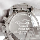 腕時計 ジラールペルゴ GIRARD PERREGAUX フェラーリ クロノグラフ F250 GT TdF 80900.1.11.6056 自動巻き メンズ OH済 ブラック コラボ