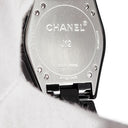腕時計 シャネル CHANEL J12-365 H3836 自動巻き メンズ ブラック ギョーシェ デイト アラビア スモールセコンド J12