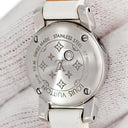 腕時計 ルイヴィトン LOUIS VUITTON タンブール ビジュ ノワール Q151K1 クオーツ レディース 純正ダイヤ グレー モノグラム フラワー