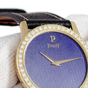 腕時計 ピアジェ PIAGET G0A16006 手巻き メンズ レディース K18YG無垢 純正ダイヤ ラピスラズリ ブルー 青 ヴィンテージ