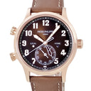 腕時計 パテックフィリップ PATEK PHILIPPE カラトラバ パイロット トラベルタイム 5524R-001 自動巻き メンズ 新品同様 K18RG無垢 ブラウン