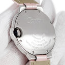 腕時計 カルティエ Cartier バロンブルー33mm WSBB0002 自動巻き レディース ピンク ローマン ギョーシェ 青針 ブルースティール