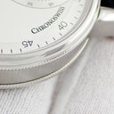 腕時計 クロノスイス CHRONOSWISS シリウス レギュレーター クラシック CH-8733-SI 自動巻き メンズ シルバー デイト コインエッジ