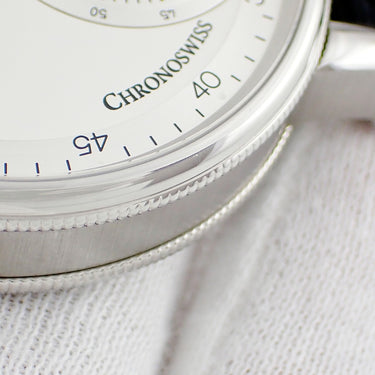 腕時計 クロノスイス CHRONOSWISS シリウス レギュレーター クラシック CH-8733-SI 自動巻き メンズ シルバー デイト コインエッジ