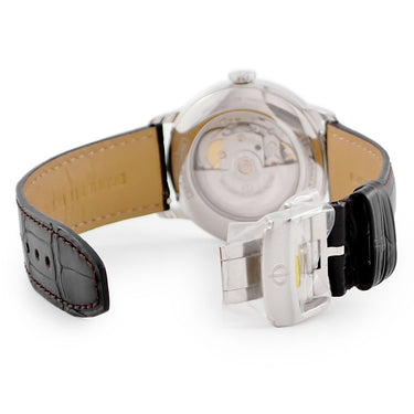 腕時計 ボーム&メルシエ BAUME&MERCIER クラシマ オートマティック M0A10214 自動巻き メンズ 未使用 シルバー 青針 デイト ローマン バー