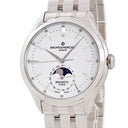 腕時計 ボーム&メルシエ BAUME&MERCIER クリフトン ボーマティック M0A10552 自動巻き メンズ 未使用 ホワイト ムーンフェイズ デイト