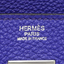 エルメス HERMES バーキン30 ブルーエレクトリック トゴ ハンドバッグ シルバー金具 青