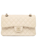 シャネル CHANEL マトラッセ 23 Wチェーン A01113 アイボリー キャビアスキン ショルダーバッグ ゴールド金具 ダブルフラップ