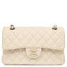 シャネル CHANEL マトラッセ 23 Wチェーン A01113 アイボリー キャビアスキン ショルダーバッグ ゴールド金具 ダブルフラップ