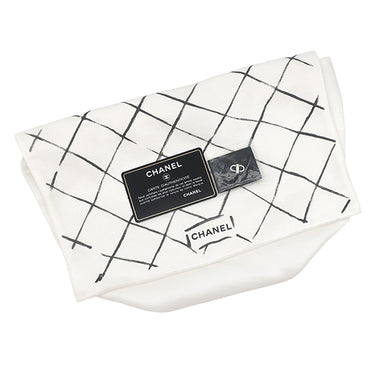シャネル CHANEL マトラッセ 23 Wチェーン A01113 アイボリー キャビアスキン ショルダーバッグ ゴールド金具 ダブルフラップ