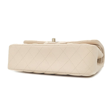 シャネル CHANEL マトラッセ 23 Wチェーン A01113 アイボリー キャビアスキン ショルダーバッグ ゴールド金具 ダブルフラップ