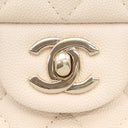 シャネル CHANEL マトラッセ 23 Wチェーン A01113 アイボリー キャビアスキン ショルダーバッグ ゴールド金具 ダブルフラップ