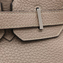 エルメス HERMES バーキン30 グリアスファルト トゴ ハンドバッグ シルバー金具 グレージュ