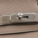 エルメス HERMES バーキン30 グリアスファルト トゴ ハンドバッグ シルバー金具 グレージュ