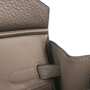 エルメス HERMES バーキン30 グリアスファルト トゴ ハンドバッグ シルバー金具 グレージュ