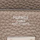 エルメス HERMES バーキン30 グリアスファルト トゴ ハンドバッグ シルバー金具 グレージュ