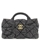 シャネル CHANEL ミニ ボウ バッグ リボン AS5849 ブラック デニム ショルダーバッグ ヴィンテージ金具 デニム チェーンショルダー