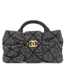 シャネル CHANEL ミニ ボウ バッグ リボン AS5849 ブラック デニム ショルダーバッグ ヴィンテージ金具 デニム チェーンショルダー