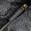 シャネル CHANEL ミニ ボウ バッグ リボン AS5849 ブラック デニム ショルダーバッグ ヴィンテージ金具 デニム チェーンショルダー