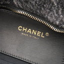 シャネル CHANEL ミニ ボウ バッグ リボン AS5849 ブラック デニム ショルダーバッグ ヴィンテージ金具 デニム チェーンショルダー