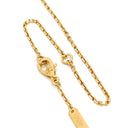 ヴァンクリーフアーペル Van Cleef & Arpels ヴィンテージ アルハンブラ ペンダント VCARD38500 レッド×イエローゴールド K18YG カーネリアン ネックレス Au750 18K 赤 カーネリアン