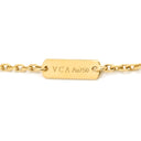 ヴァンクリーフアーペル Van Cleef & Arpels ヴィンテージ アルハンブラ ペンダント VCARD38500 レッド×イエローゴールド K18YG カーネリアン ネックレス Au750 18K 赤 カーネリアン