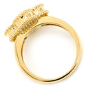 ヴァンクリーフアーペル Van Cleef & Arpels ヴィンテージ アルハンブラ ギヨシェ VCARP6I351 イエローゴールド K18YG #51(JP11) リング 指輪 18K 750 YG 10.5号