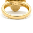ヴァンクリーフアーペル Van Cleef & Arpels ヴィンテージ アルハンブラ ギヨシェ VCARP6I351 イエローゴールド K18YG #51(JP11) リング 指輪 18K 750 YG 10.5号